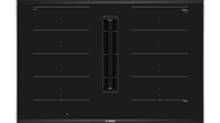 Indukcijska ploča BOSCH PXX875D67E, 80 cm, 4+2 zone, sa integrirnaom napom, staklokeramika, energetski razred B, crna
