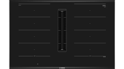 Indukcijska ploča BOSCH PXX875D67E, 80 cm, 4+2 zone, sa integrirnaom napom, staklokeramika, energetski razred B, crna
