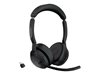 Slušalice JABRA Evolve2 55 Link380c MS, on-ear, Stereo, USB-C, BT, crne