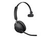 Slušalice JABRA Evolve2 65 Link380c MS, on-ear, Mono, USB-C, BT, crne