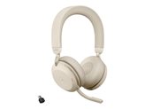 Slušalice JABRA Evolve2 75 Link380c MS, on-ear, Stereo, USB-C, BT, bež