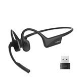 Slušalice SHOKZ OpenComm2 UC, bežične, USB-A BT adapter, slušalice za koštanu provodljivost, mikrofon, crne