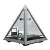 Kućište AZZA Pyramid 804L, prozor, E-ATX, srebrno
