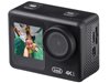 Sportska digitalna kamera TREVI GO 2550 4K, 2"+1.33" zasloni, 4K, 16MP, WiFi, crna