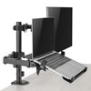 Stalak za monitor i laptop SBOX LCD-LM01-2, stolni, do 32", za 1 monitor, crni