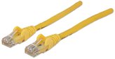 Kabel INTELLINET, patch CAT6, U/UTP, žuti, 1m