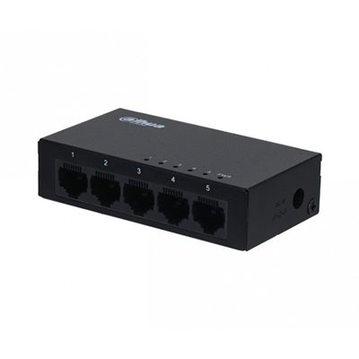 Switch DAHUA PFS3005-5GT-V2, 10/100/1000 Mbps, 5-port, metalni