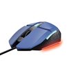 Miš TRUST GXT 109B Felox, RGB, optički, 6400dpi, plavi
