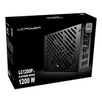 Napajanje 1200W, LC POWER Platinum Series LC1200P V3.0, ATX V3.0, 135mm vent., crno, 80+ Platinum, modularno