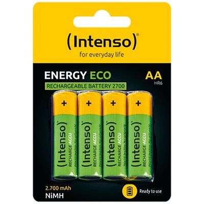 Baterije INTENSO AA HR6, NiMH, punjive, 1.2 V, 2700 mAh, 4kom