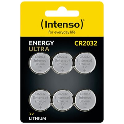 Baterije INTENSO CR2032, litijske, 3 V, 220 mAh, 6kom