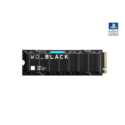SSD 2TB WESTERN DIGITAL Black SN850, WDBBKW0020BBK-WRSN, M.2 NVMe, 7000/5100 MB/s, hladnjak, za PS5