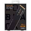 SSD 4TB WESTERN DIGITAL Black SN850X, WDBB9G0040BNC-WRSN, M.2 NVMe, 7300/6600 MB/s