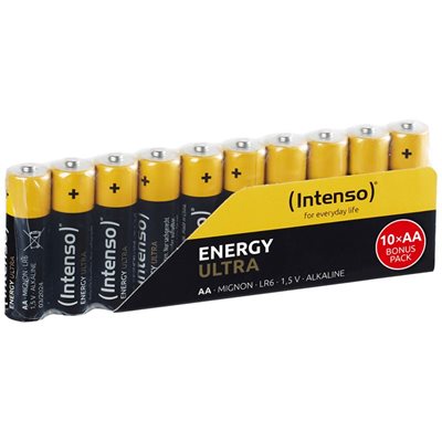 Baterije INTENSO AA LR6, alkalne,  1.5 V, 2600 mAh, 10kom