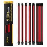 Produžni kablovi za napajanje ANTEC Sleeved Extension Cable Kit, crno-crveni
