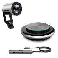 Konferencijski sustav YEALINK UVC30-CP900-BYOD, kamera/zvučnik/USB Hub, 4K, crno-srebrni