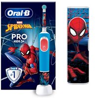 Električna četkica za zube ORAL-B Pro Kids 3+, Spiderman+ putna torbica