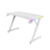 Gaming stol TRUST GXT 709W Luminus, RGB, bijeli