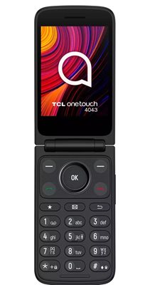 Mobitel TCL OneTouch 4043, Dual SIM, sivi