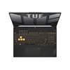 Laptop ASUS TUF Gaming F15 FX507VU4-LP053 / Core i7 13700H, 16GB, 512GB SSD, nVidia GeForce RTX 4050, 15.6" FHD 144Hz IPS, bez OS, sivi