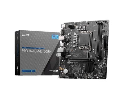 Matična ploča MSI PRO H610M-E, Intel H610, DDR4, mATX, s. 1700