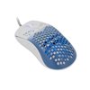 Miš + podloga za miš WHITE SHARK GMP-2201 Megalodon, RGB, optički, 7200dpi, bijelo-plavi