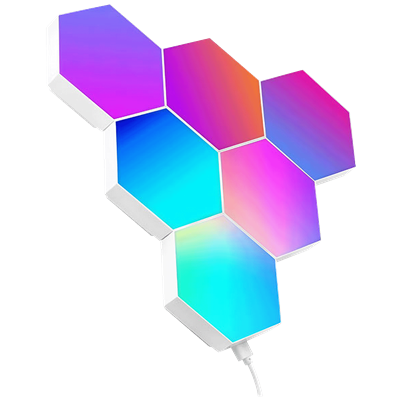 Pametno svjetlo TRACER Ambience Smart Hexagon RGB, 6 komada