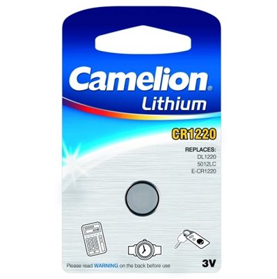 Baterija CAMELION litijeva CR1220-BP1