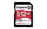 Memorijska kartica KINGSTON MC Canvas React Plus SDR/512GB, SDXC 512GB, Class 10, UHS-II, U3, V60