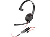 Slušalice POLY Blackwire 5210, USB-C, 3.5 mm, crne