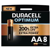 Baterija DURACELL Optimum, AA, LR6/MN1500, 8 komada