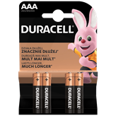 Baterija DURACELL Basic Alkaline AAA, LR03/MN2400, 4 komada
