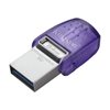 Memorija USB 3.2 FLASH DRIVE, 64GB, KINGSTON DataTraveler Micro Duo DTDUO3CG3/64GB, ljubičasti