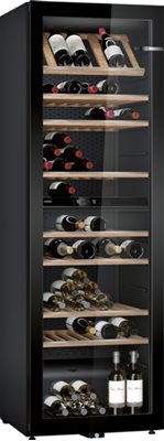 Hladnjak za vino BOSCH KWK36ABGA, 186 cm, 199 boca, energetski razred G, crni