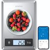 Kuhinjska vaga RENPHO Smart Nutrition Scale, pametna, digitalna, 5 kg, srebrna