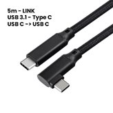 Link kabel LEGIT, za Meta Quest 2/3 ili PICO 4, USB-C, kutni, 5m