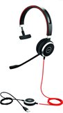 Slušalice JABRA Evolve 40 UC, on-ear, Mono, USB-A, 3.5mm, crne