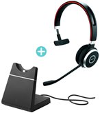 Slušalice JABRA Evolve 65 SE MS, on-ear, Mono, BT, stalak, crne