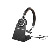 Slušalice JABRA Evolve 65 SE UC, Link380a, on-ear, Mono, BT, stalak, crne