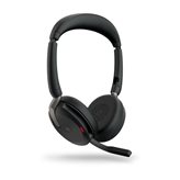 Slušalice JABRA Evolve2 65 Flex MS, WLC bežično punjenje, Link380a, on-ear, Stereo, USB, BT, crne