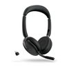 Slušalice JABRA Evolve2 65 Flex MS, WLC bežično punjenje, Link380c, on-ear, Stereo, USB, BT, crne