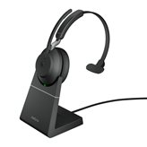 Slušalice JABRA Evolve2 65 MS, Link380a, on-ear, Mono, USB, BT, stalak, crne