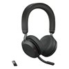 Slušalice JABRA Evolve2 75 Flex UC, Link380a, on-ear, Stereo, USB, BT, stalak, crne