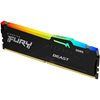 Memorija PC-51200, 16GB, KINGSTON Fury Beast RGB KF564C32BBA-16, XMP, DDR5 6400MHz