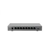 Router RUIJIE-REYEE RG-EG209GS, 10/100/1000 Mbps, upravljanje preko Clouda, 8xRJ45, 1xSFP,  sivi