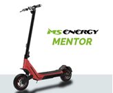 Električni romobil MS ENERGY Mentor, autonomija do 60km, brzina 25km/h, kotači 10", crveni