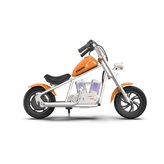 Dječji električni moped HYPER GOGO Cruiser 12 Plus APP, autonomija do 12km, brzina do 16km/h, BT zvučnik, RGB rasvjeta, narančasti