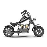 Dječji električni moped HYPER GOGO Cruiser 12 Plus, autonomija do 12km, brzina do 16km/h, BT zvučnik, RGB rasvjeta, crni