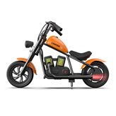 Dječji električni moped HYPER GOGO Cruiser 12 Plus, autonomija do 12km, brzina do 16km/h, BT zvučnik, RGB rasvjeta, narančasti