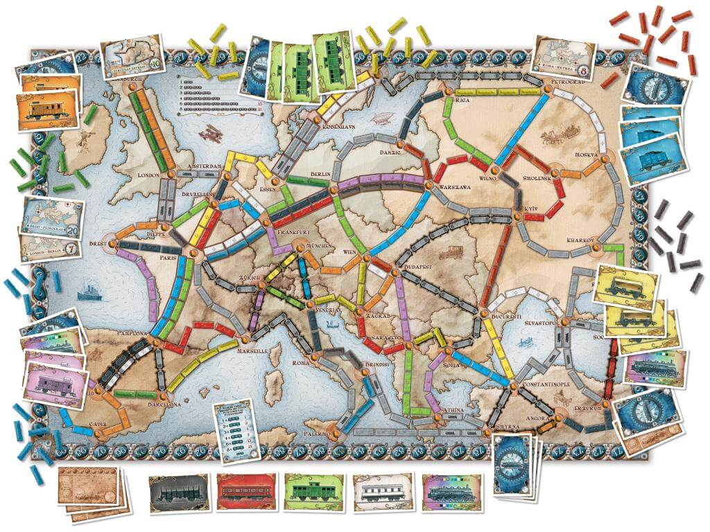 Društvena igra TICKET TO RIDE - Europe (HR). Links.hr